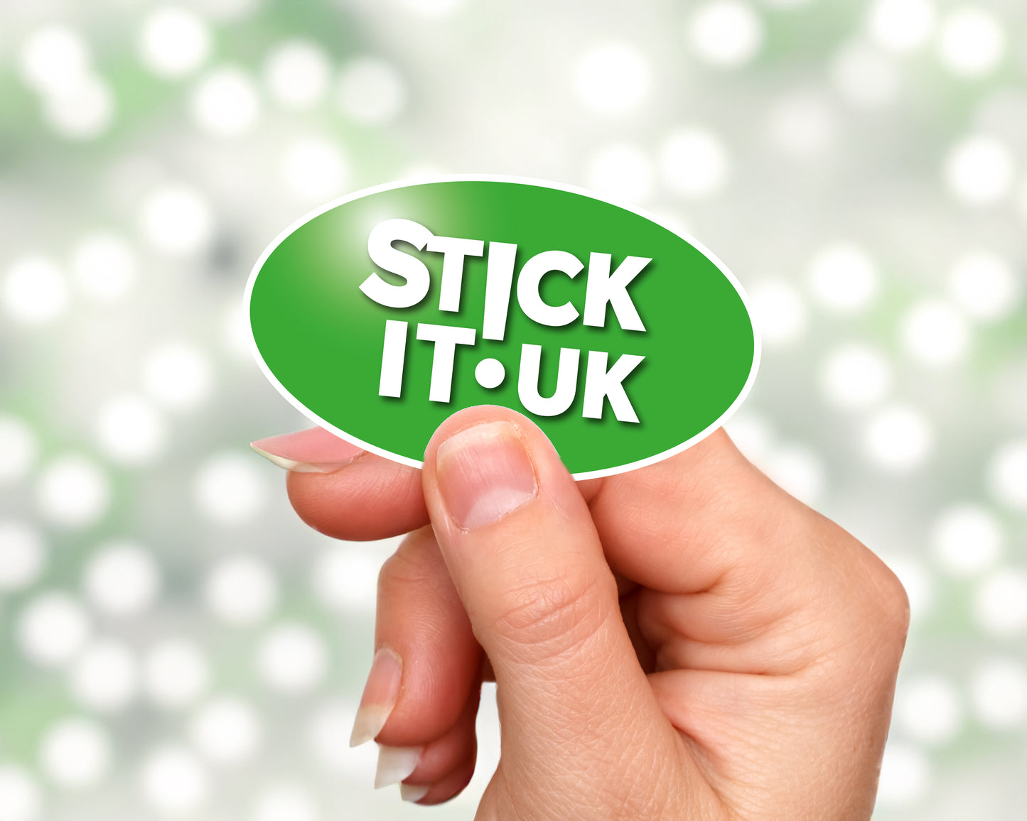Custom Oval Vinyl Stickers