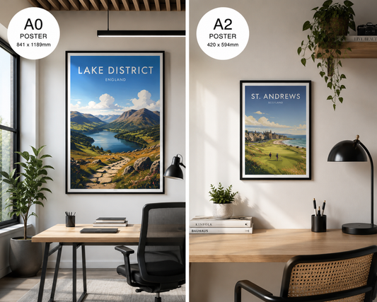 Premium Full Colour Poster Print - A0 | A1 | A2| High Quality Custom Wall Prints